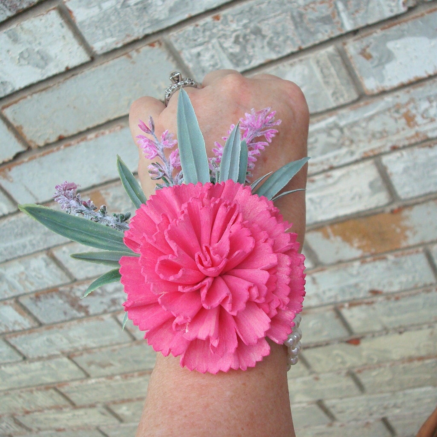 Wrist Corsage, Wedding Flowers, Corsage