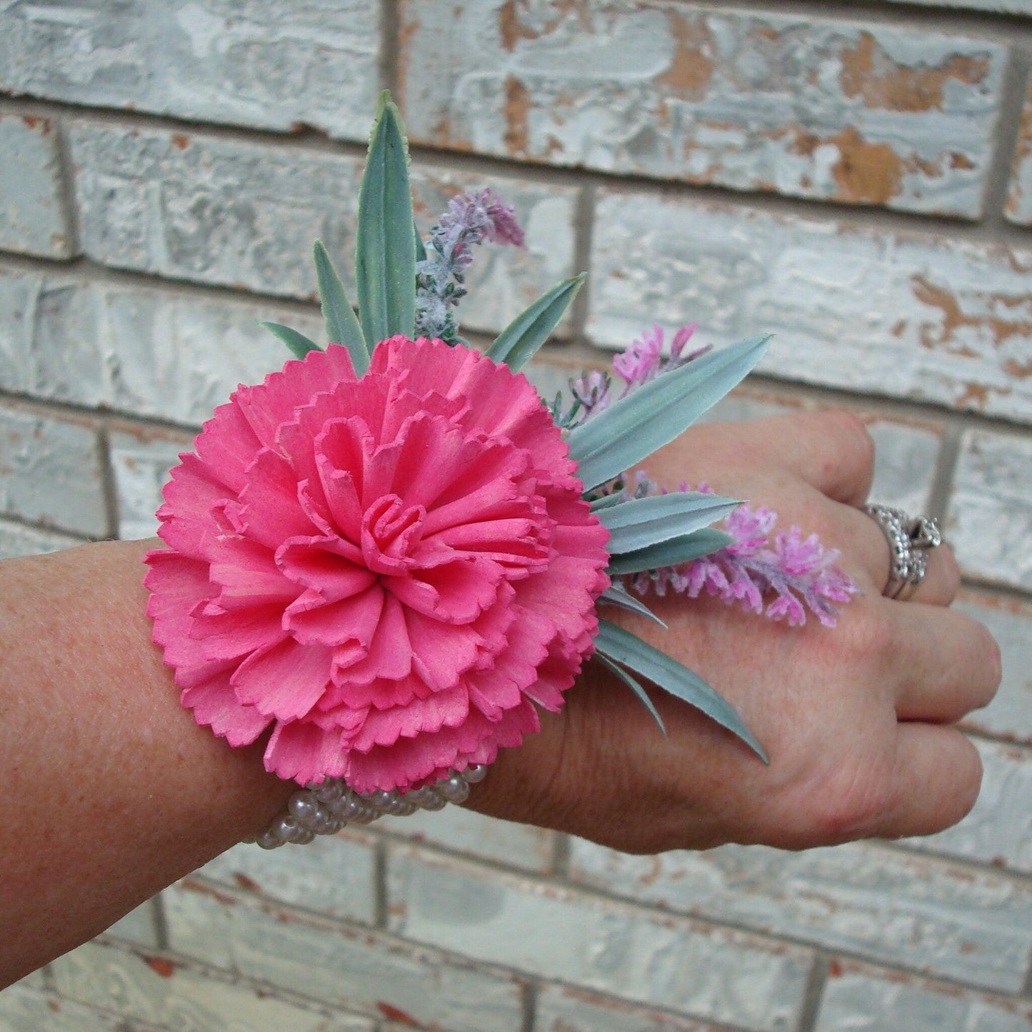 Wrist Corsage, Wedding Flowers, Corsage