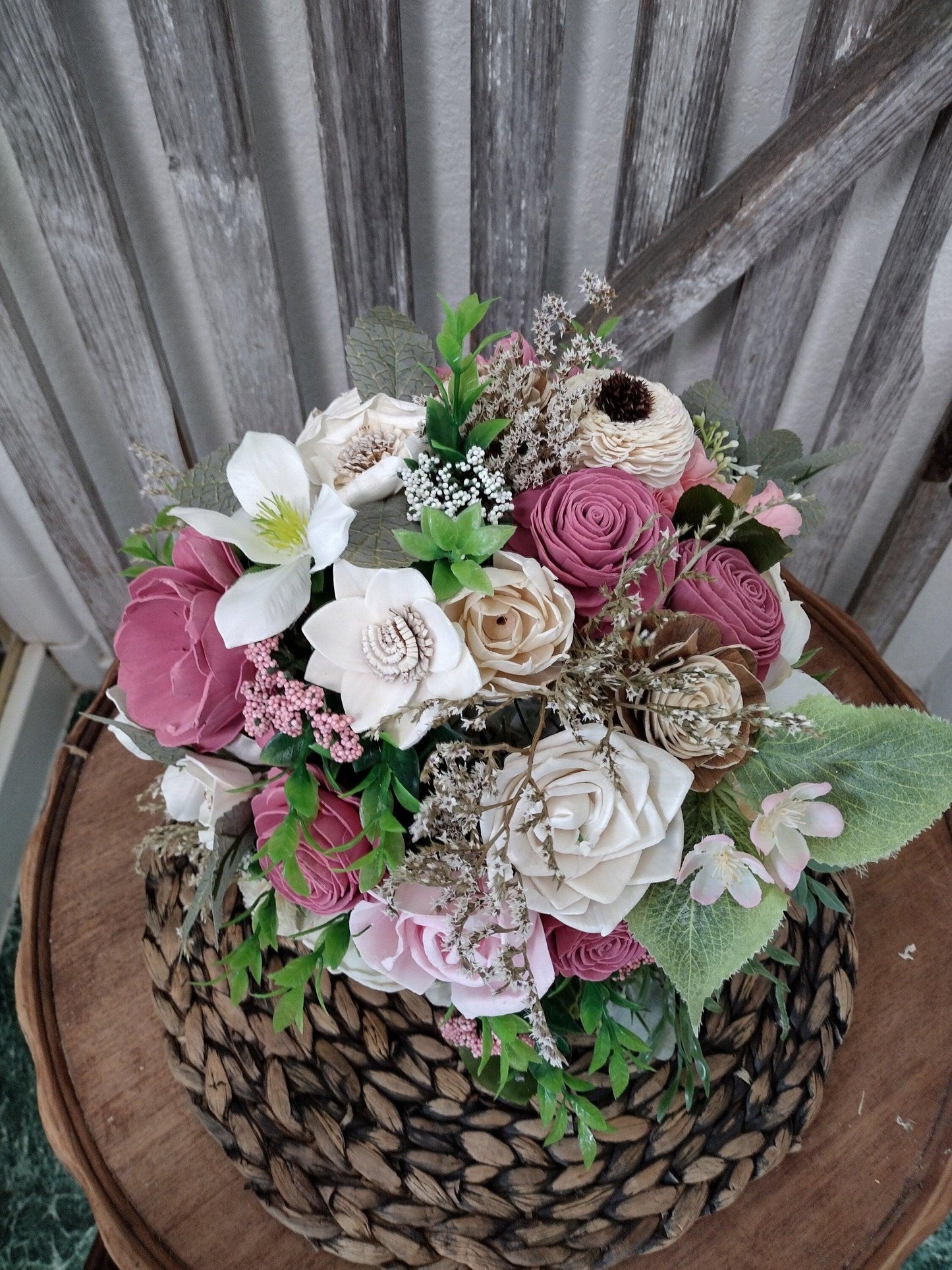 Mauve / pink bouquet, bridal bouquet or Bridesmaid