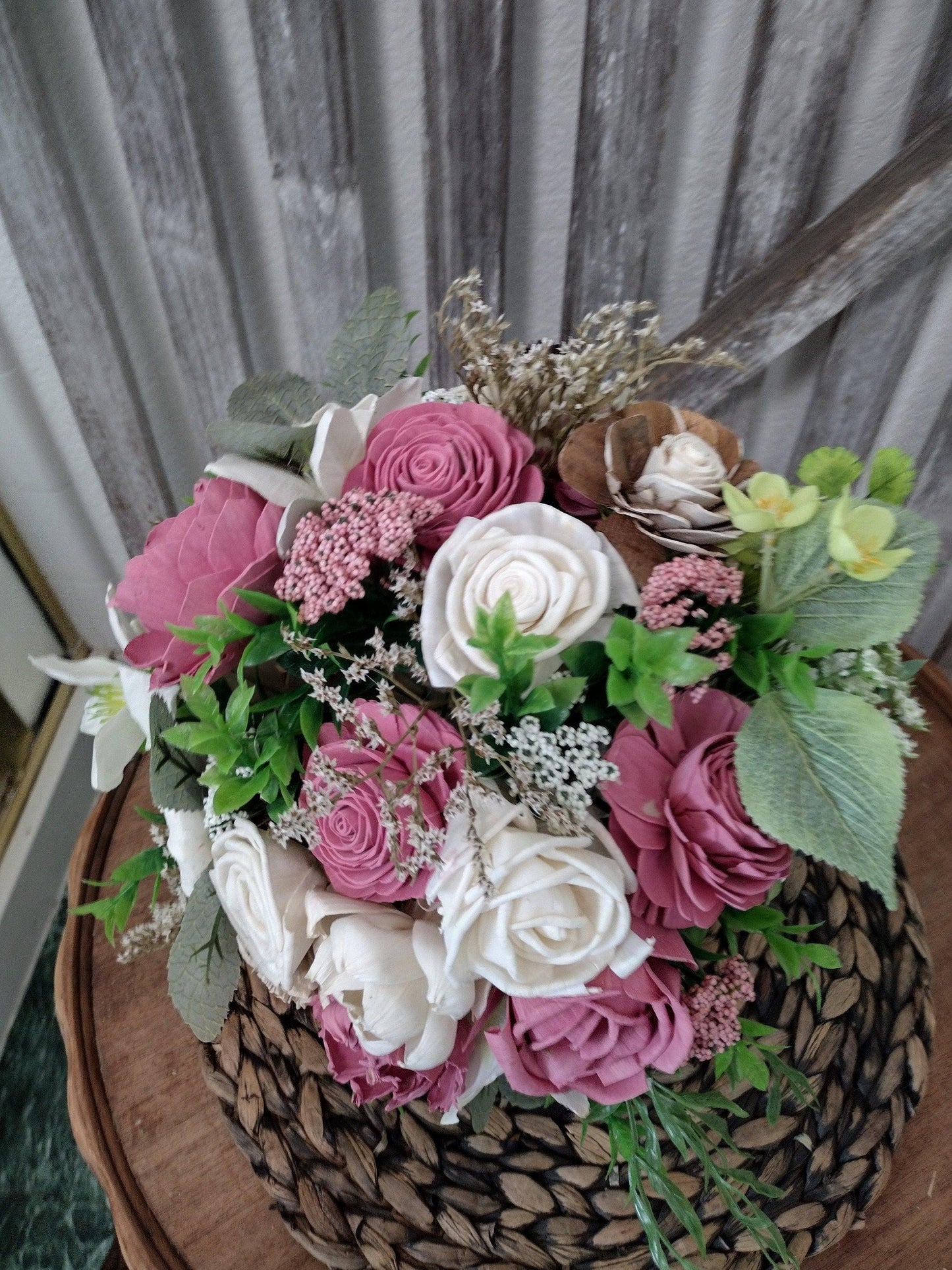 Mauve / pink bouquet, bridal bouquet or Bridesmaid