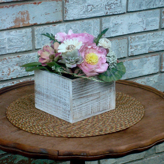 Pinks and Purples Sola Flower Arrangement - Rustic Sola Flowers, Eco-Friendly Arrangement, Farmhouse Decor, Centerpiece